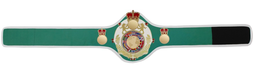 QUEENSBURY PRO LEATHER WORLD FLAGS CHAMPIONSHIP BELT - QUEEN/B/G/FLAG - AVAILABLE IN 10+ COLOURS